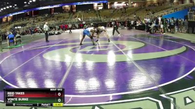 120 lbs Cons. Round 4 - Vonte Burke, Clay vs Reid Yakes, Jesuit