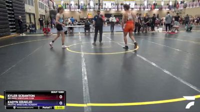 170 lbs Cons. Round 2 - Kyler Scranton, Big Game Wrestling Club vs Kadyn Kraklio, Pack732 Wrestling Academy