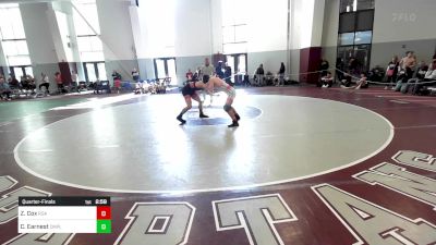 157 lbs Quarterfinal - Zane Cox, Roanoke College vs Christopher Earnest, Campbell