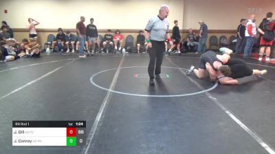 220 lbs Rr Rnd 1 - John Gill, Steller Trained Pyke Syndicate HS vs Jake Conroy, Phoenix HS Red