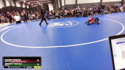 119 lbs Semifinal - Jayden Iverson, Bethel AllStars Wrestling Club vs Bennett Nocula, NWWC