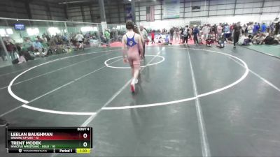 132 lbs Placement (4 Team) - Leelan Baughman, GROUND UP USA vs Trent Modek, INVICTUS WRESTLING - GOLD