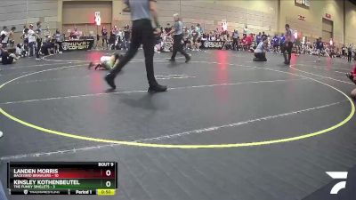 49 lbs Finals (8 Team) - Landen Morris, Backyard Brawlers vs Kinsley Kothenbeutel, The Funky Singlets