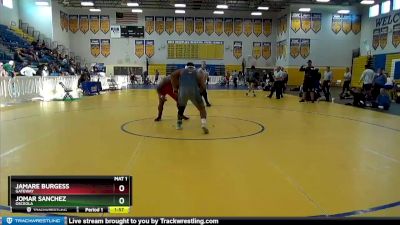 220 White Semifinal - Jomar Sanchez, Osceola vs Jamare Burgess, Gateway