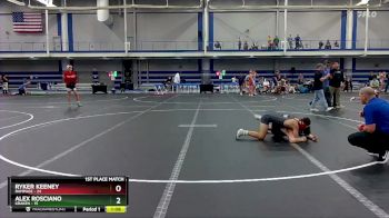 115 lbs Finals (2 Team) - Alex Rosciano, Kraken vs Ryker Keeney, Rampage