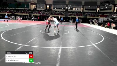 285 lbs Round Of 64 - Dion Stutts, Memphis University School vs Logan Marissal, Northfield Mt. Hermon