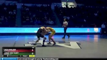 125 lbs Finals (2 Team) - Jace Koelzer, Northern Colorado vs Jared Van Vleet, Air Force