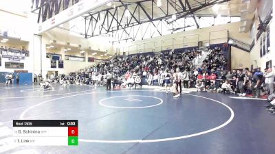 121 lbs Consi Of 4 - Gino Schinina, St. Peter's Prep vs Tommy Link, Malvern Prep