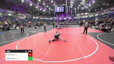 95 lbs Consolation - Nathaniel Perkins, Black Fox Wrestling Academy vs Isaiah Rodriguez, Fort Lupton