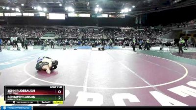 160 lbs Cons. Semi - Benjamin Larson, Hermiston HS vs John Rudebaugh, Post Falls