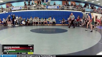 102 lbs Semis (4 Team) - Jax Robinson, Floyd vs Grayson Baumann, Mater Dei