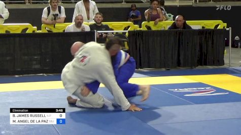 BENJAMIN JAMES RUSSELL vs MICHAEL ANGEL DE LA PAZ 2024 Pan Jiu Jitsu IBJJF Championship