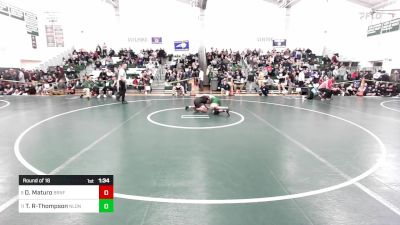 165 lbs Round Of 16 - Domenic P Maturo, Branford vs Trevin Robledo-Thompson, New London