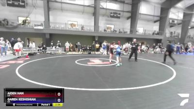 106 lbs Semifinal - Aiden Han, CA vs Garen Keshishian, CA