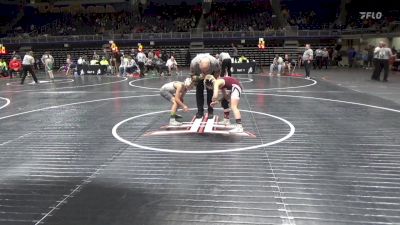 75 lbs Round Of 32 - Beau Havers, Bradford vs Braxton Fedder, Central Columbia