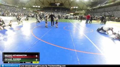 56 lbs Champ. Round 1 - Brooks Hetherington, Washington vs Michael Ramirez, Fife Thunder Wrestling