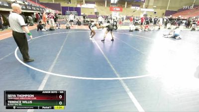 165 lbs Champ. Round 3 - Seiya Thompson, Team Idaho Wrestling Club vs Terence Willis, Black Ops WC