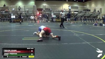 130 lbs Cons. Round 3 - Owen Freeman, Fenton vs Trevor Young, Creekside Wrestling Academy