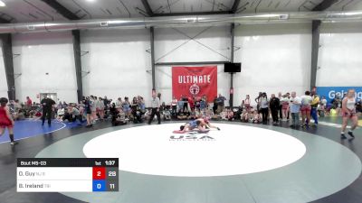 52 kg Rr Rnd 3 - Olivia Guy, NJ Select vs Braylee Ireland, Team Rhode Island