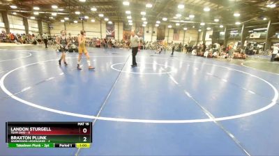 76 lbs Rd# 7- 10:45am Saturday Final Pool - Landon Sturgell, Team Ohio vs Braxton Plunk, Aggression Legionaries