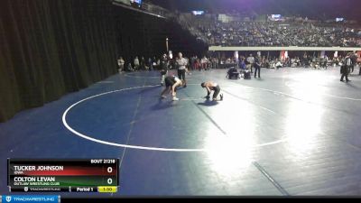 117 lbs Round 5 - Tucker Johnson, Iowa vs Colton LeVan, Outlaw Wrestling Club