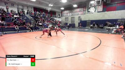 126 lbs Cons. Round 4 - Micah Kollmeyer, Scripps Ranch vs Diego Harmon, Imperial High School