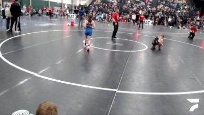 68-73 lbs Cons. Round 3 - Peyton Eklund, York Wrestling Club vs Lauren Mcwhirter, The Royal