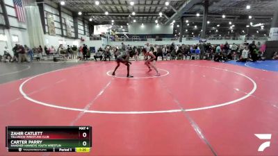 126 lbs Champ. Round 1 - Zahir Catlett, Tallwood Wrestling Club vs Carter Parry, Hanover Hawkeye Youth Wrestlin