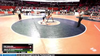 2A 144 lbs Cons. Semi - Nikolas Karamaniolas, Chicago (St. Patrick) vs Pat Mullen, Elmhurst (IC Catholic)