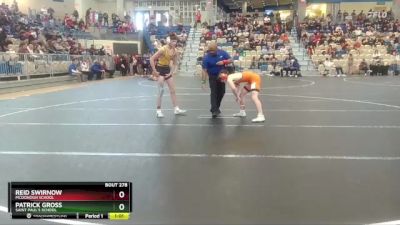 113 lbs Cons. Round 4 - Reid Swirnow, McDonogh School vs Patrick Gross, Saint Paul`s School