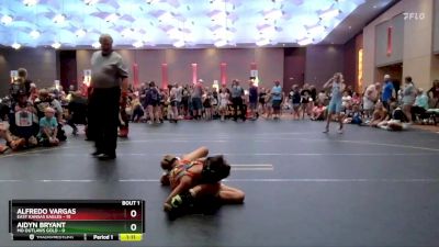 70 lbs Round 1 (4 Team) - Alfredo Vargas, East Kansas Eagles vs Aidyn Bryant, MO Outlaws Gold