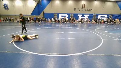 90 lbs Semifinal - Piper Eller, Sanderson Wrestling Academy vs Presley Call, Bear River Wrestling Club