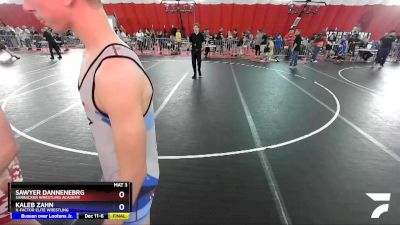 136 lbs Semifinal - Sawyer Dannenebrg, Sarbacker Wrestling Academy vs Kaleb Zahn, X-Factor Elite Wrestling