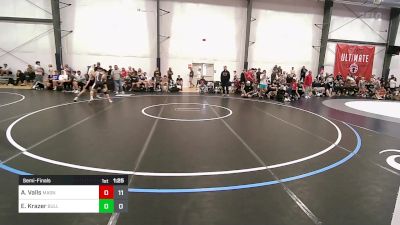 109 lbs Semifinal - Anthony Valls, Mat Assassins vs Ethan Krazer, Bull Trained