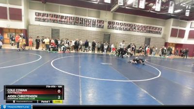 108 lbs Quarterfinal - Aiden Christensen, Champions Wrestling Club vs Cole Cowan, Team Prestige