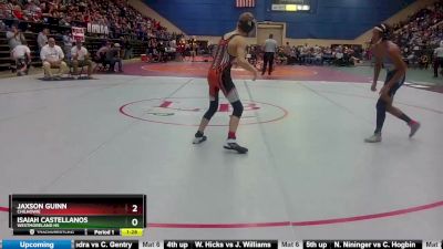 1 - 113 lbs Quarterfinal - Isaiah Castellanos, Westmoreland HS vs Jaxson Guinn, Chilhowie