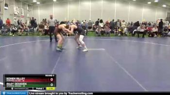 160 lbs Round 3 (6 Team) - Riley Dehaven, Wyoming Brown vs Kohen Rilley, Montana Silver