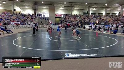 AA 150 lbs Quarterfinal - Clark Vaughn, Brentwood vs Michael Anderson, Arlington