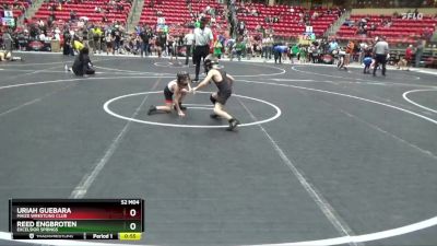 52 lbs Quarterfinal - Uriah Guebara, Maize Wrestling Club vs Reed Engbroten, EXCELSIOR SPRINGS