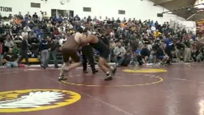 215lbs William Knowles Calvary Chapel-CA vs. Joe Gatto Padua-OH