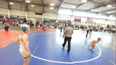 86 lbs Quarterfinal - Aceyn Dominguez, Desert Dogs WC vs Cash Kelly, Yuma Grit