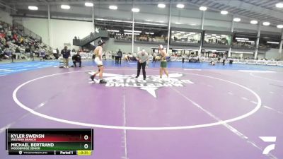 6-165 lbs Cons. Round 2 - Michael Bertrand, Woodbridge Senior vs Kyler Swensn, Western Branch