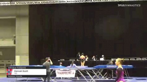Hannah Scott - Individual Trampoline, TEG - 2021 USA Gymnastics Championships