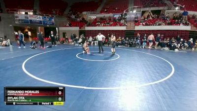 106 lbs 2nd Wrestleback And Semi-finals(16 Team) - Dylan Ota, Southlake Carroll vs Fernando Morales, Houston Clear Lake