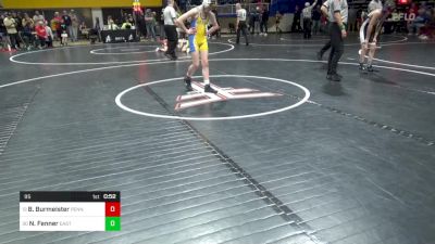 95 lbs Rd 6 - Consi Of 4 - Brooks Burmeister, Penn Trafford vs Nathan Fenner, Easton