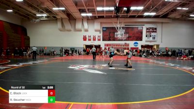 184 lbs Round Of 32 - Cael Black, Lock Haven vs Ryan Boucher, Michigan State