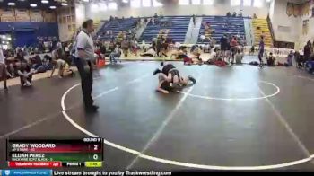 120 lbs Round 5 (8 Team) - Elijah Perez, Backyard Boyz Black vs Grady Woodard, AP X Kame