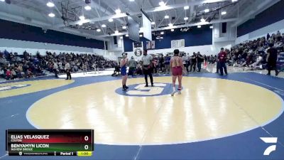 113 lbs Cons. Round 2 - Elias Velasquez, Colton vs Benyamyn Licon, Nuview Bridge