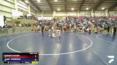 63 lbs Semifinal - Hudson Heyder, UT vs Avery Anderson, CO