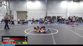 84 lbs Round 1 (6 Team) - AJ Gomez, Grit Mat Club Blue vs Cooper Bunting, Team Germantown